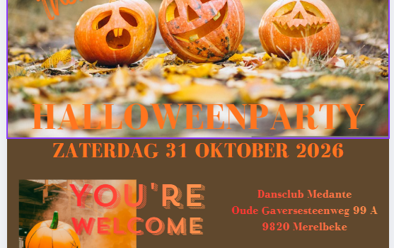🎃👻 HALLOWEEN OEFENAVOND BIJ DANSCLUB MEDANTE! 👻🎃
